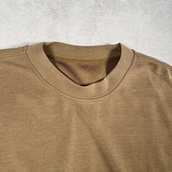 Lululemon Perfectly Oversized Cropped Crew *Softstreme Women 4 Bold Beige Soft - Picture 2 of 7